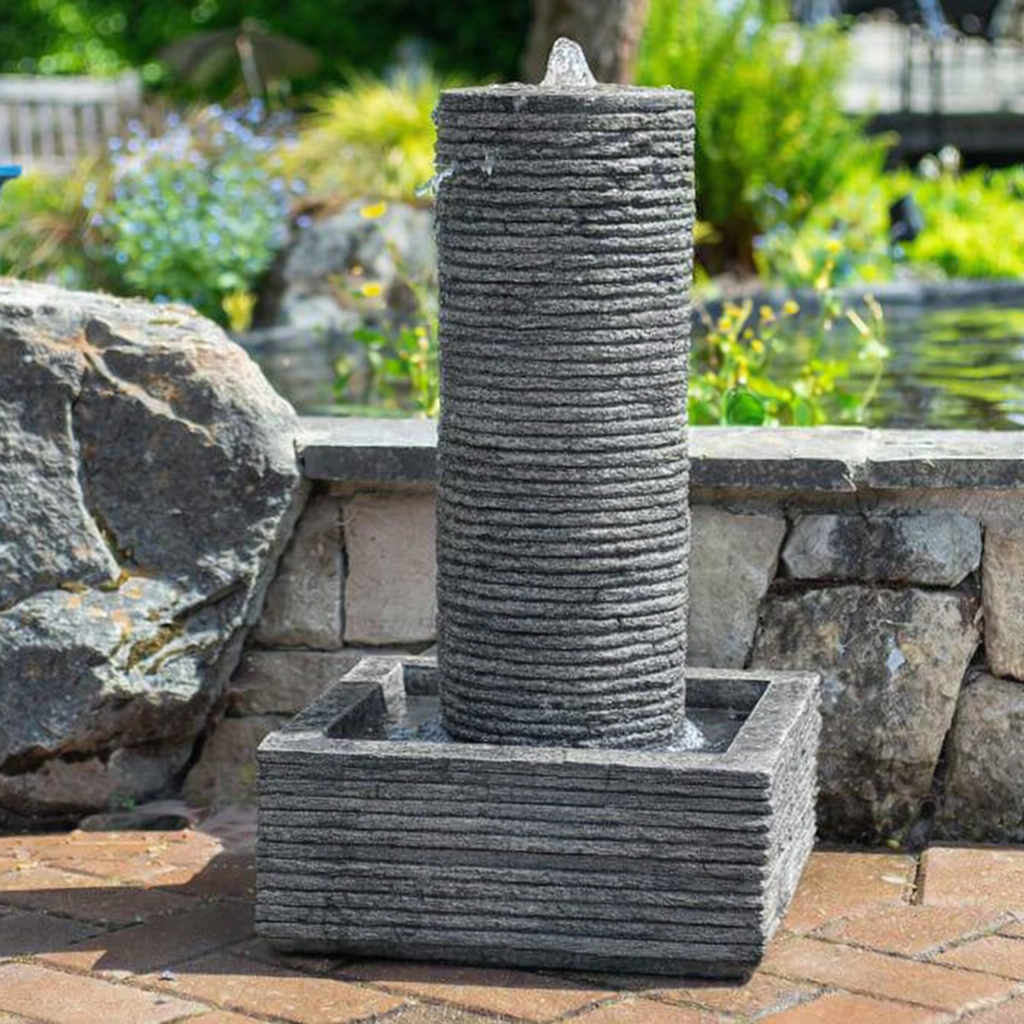 Drystack Patio Fountain-Round