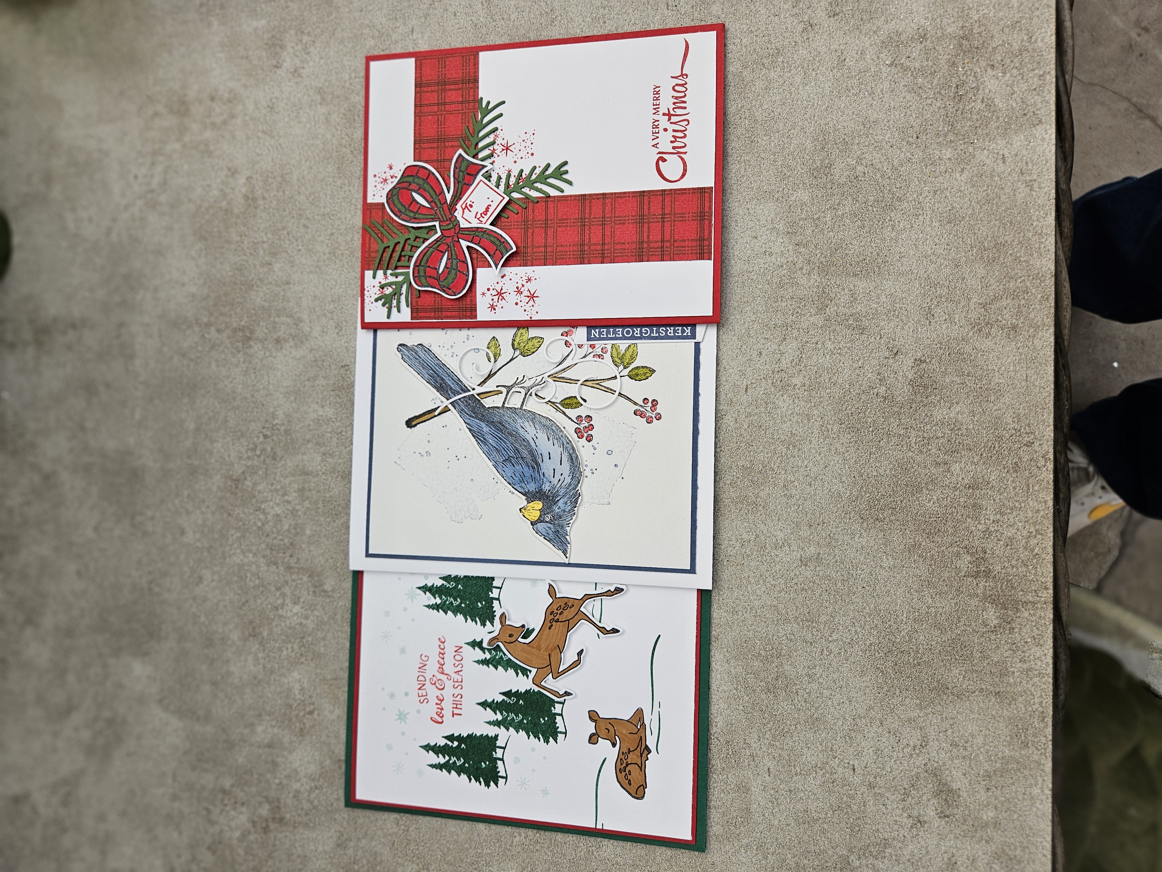 Handmade Christmas Cards.  Let us choose the perfect card for your special occasion.