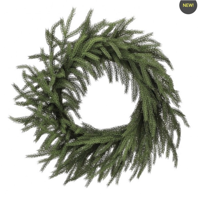 28'' Real Touch Norfolk Pine Wreath