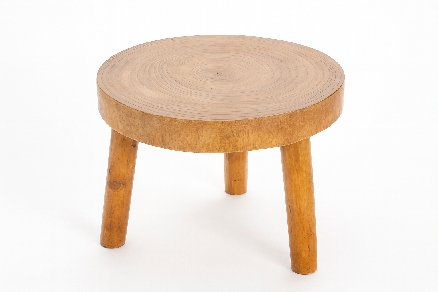 Paulownia Wood Stool 10''H