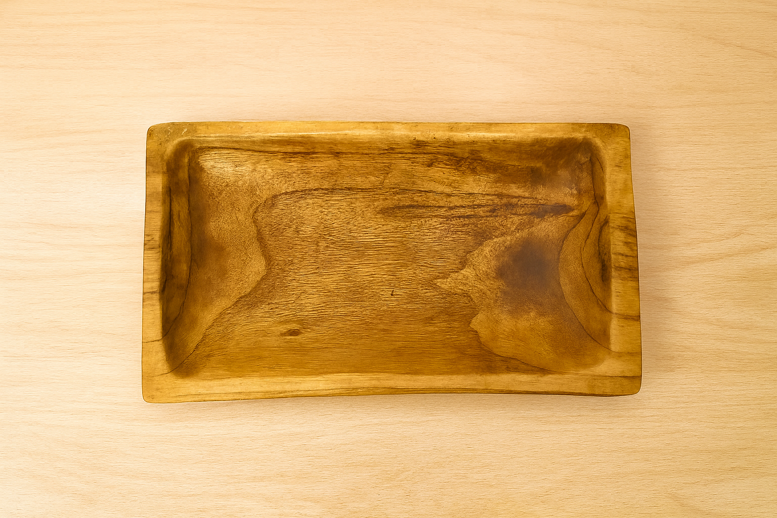 Natural Wood Display Tray
